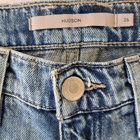 HUDSON Jodie High Loose Wide Leg Jean Size 26 Young at Heart Vintage Wash - Picture 6 of 12